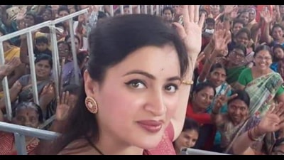 Amravati MP Navneet Rana. (x) Amravati MP Navneet Rana. (x)