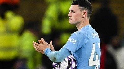 Manchester City vs Aston Villa 4-1: Phil Foden helped City race to an exciting win. (AFP) Manchester City vs Aston Villa 4-1: Phil Foden helped City race to an exciting win. (AFP)