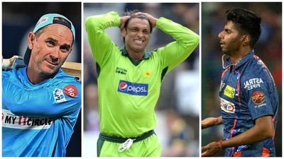 Justin Langer shared a special message for Shoaib Akhtar after Mayank Yadav shattered speed records at IPL 2024 (AFP-Getty Images-PTI) Justin Langer shared a special message for Shoaib Akhtar after Mayank Yadav shattered speed records at IPL 2024 (AFP-Getty Images-PTI)