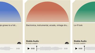 Not only does Stable Audio 2.0 work with a single text input you can optionally point it to a 3 more audio track for inspiration. (Official photo) Not only does Stable Audio 2.0 work with a single text input you can optionally point it to a 3 more audio track for inspiration. (Official photo)