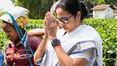 "Smt. @MamataOfficial connecting with the brilliant young minds in Jalpaiguri today. Their innocence and curiosity ignite our optimism for a better future!" TMC posted. (PTI) "Smt. @MamataOfficial connecting with the brilliant young minds in Jalpaiguri today. Their innocence and curiosity ignite our optimism for a better future!" TMC posted. (PTI)