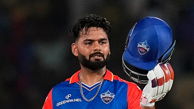 Rishabh Pant during the Indian Premier League (IPL) T20 cricket match between Delhi Capitals and Kolkata Knight Riders (PTI) Rishabh Pant during the Indian Premier League (IPL) T20 cricket match between Delhi Capitals and Kolkata Knight Riders (PTI)