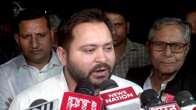 RJD leader Tejashwi Yadav. (ANI) RJD leader Tejashwi Yadav. (ANI)