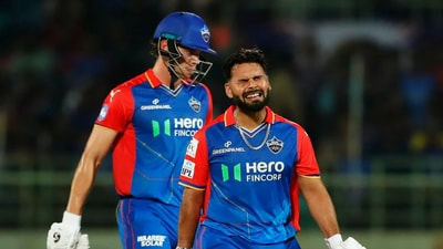 Rishabh Pant walks back after being dismissed against KKR (BCCI/IPL) Rishabh Pant walks back after being dismissed against KKR (BCCI/IPL)