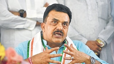 The Congress expelled former MP Sanjay Nirupam from the party on Wednesday (Satyabrata Tripathy/HT Photo) The Congress expelled former MP Sanjay Nirupam from the party on Wednesday (Satyabrata Tripathy/HT Photo)