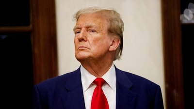 Taking to his social media handle X, Rather said that he "vehemently" opposes Trump, making it explicitly clear that “it is not about politics”. (REUTERS)