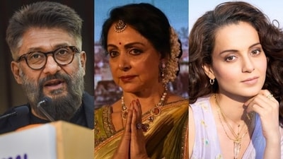Vivek Agnihotri and Kangana Ranaut came to Hema Malini's defence on X (Instagram) Vivek Agnihotri and Kangana Ranaut came to Hema Malini's defence on X (Instagram)