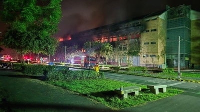 A fire broke out at the chemistry department at National Dong Hwa University on Wednesday. (Rageshnath/Sourced by HT)