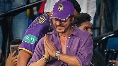 The social media handle of KKR dropped a video from the match in which SRK can be seen rooting for the boys. SRK looked happy as the boys performed extremely well. The social media handle of KKR dropped a video from the match in which SRK can be seen rooting for the boys. SRK looked happy as the boys performed extremely well.