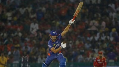 KL Rahul's LSG posted 257/5 against PBKS in match No.38 of the cash-rich league in 2023. Marcus Stoinis smashed 72 off 40 balls as LSG posted the 4th-highest total.&nbsp; (AP)
