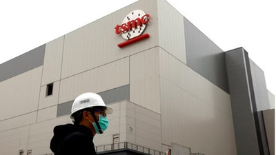 A logo of taiwanese chip giant TSMC is seen at southern Taiwan science park in Tainan, Taiwan. (Reuters) A logo of taiwanese chip giant TSMC is seen at southern Taiwan science park in Tainan, Taiwan. (Reuters)