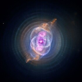 The image shows Cat's Eye Nebula. (Instagram/@nasachandraxray) The image shows Cat's Eye Nebula. (Instagram/@nasachandraxray)