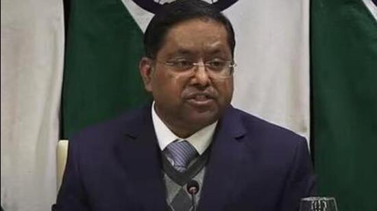 External affairs ministry spokesperson Randhir Jaiswal. (File photo.)