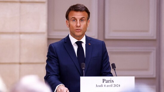 France's President Emmanuel Macron. (AFP)