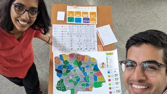 Priti Bangal and Prasad Sandbhor have created a collaborative board game talking all about birds