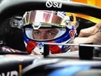 Red Bull Racing's Dutch driver Max Verstappen prepares for the first practice session ahead of the Formula One Japanese Grand Prix race at the Suzuka circuit