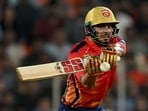 Punjab Kings' Ashutosh Sharma plays a shot during the Indian Premier League (IPL) Twenty20 cricket match between Gujarat Titans and Punjab Kings at the Narendra Modi Stadium in Ahmedabad Punjab Kings' Ashutosh Sharma plays a shot during the Indian Premier League (IPL) Twenty20 cricket match between Gujarat Titans and Punjab Kings at the Narendra Modi Stadium in Ahmedabad