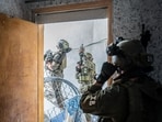 This handout picture released by the Israeli army on April 4, 2024 shows Israeli troops operating in the Gaza Strip amid continuing battles between Israel and the Palestinian militant group Hamas. This handout picture released by the Israeli army on April 4, 2024 shows Israeli troops operating in the Gaza Strip amid continuing battles between Israel and the Palestinian militant group Hamas.
