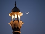 A moon seen at the Jama Masjid Mosque on the first day of the holy month of Ramadan, in New Delhi, India, on Tuesday, March 12, 2024. A moon seen at the Jama Masjid Mosque on the first day of the holy month of Ramadan, in New Delhi, India, on Tuesday, March 12, 2024.