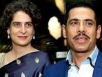 Robert Vadra with wife Priyanka Gandhi (HT File Photo)