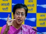 New Delhi: Delhi Education Minister and AAP leader Atishi addresses a press conference, in New Delhi, Tuesday, April 2, 2024.