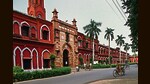 Far from Upar Kot though it’s in the same city: A view of Aligarh Muslim University in Uttar Pradesh. (Universal Images Group via Getty)