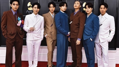 K-Pop band BTS arrives at the 64th Annual Grammy Awards in Las Vegas. (Photo: Jordan Strauss/Invision/AP) K-Pop band BTS arrives at the 64th Annual Grammy Awards in Las Vegas. (Photo: Jordan Strauss/Invision/AP)
