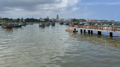 A political row has erupted surrounding the Katchatheevu island ahead of the Lok Sabha polls. (Divya Chandrababu/HT Photo) A political row has erupted surrounding the Katchatheevu island ahead of the Lok Sabha polls. (Divya Chandrababu/HT Photo)