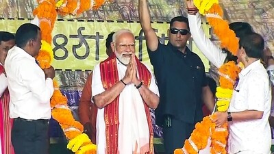 Prime Minister Narendra Modi on Thursday addressed a rally at Cooch Behar district in West Bengal, his first public meeting in the eastern state since the announcement of the Lok Sabha elections. (ANI ) Prime Minister Narendra Modi on Thursday addressed a rally at Cooch Behar district in West Bengal, his first public meeting in the eastern state since the announcement of the Lok Sabha elections. (ANI )