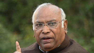 Congress chief Mallikarjun Kharge. (HT PHOTO) Congress chief Mallikarjun Kharge. (HT PHOTO)