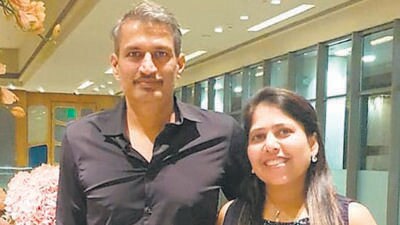 Girish Nangare and his co-founder-wife Sujata grabbed opportunity presented amid Covid pandemic to launch Fonzel Office venture. (HT) Girish Nangare and his co-founder-wife Sujata grabbed opportunity presented amid Covid pandemic to launch Fonzel Office venture. (HT)