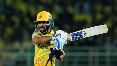 Chennai Super Kings' Ajinkya Rahane plays a shot (PTI) Chennai Super Kings' Ajinkya Rahane plays a shot (PTI)