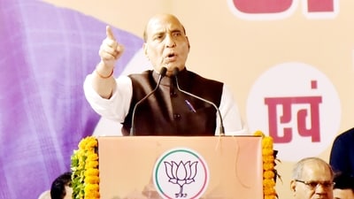 Defence minister Rajnath Singh said Pakistan is aware of India's strength.