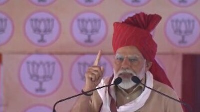 PM Narendra Modi in Rajasthan's Churu (PTI) PM Narendra Modi in Rajasthan's Churu (PTI)