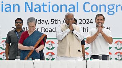 The Congress released its manifesto ahead of the April-June national polls on Friday. (HT PHOTO) The Congress released its manifesto ahead of the April-June national polls on Friday. (HT PHOTO)