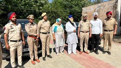 The accused in Batala police custody.