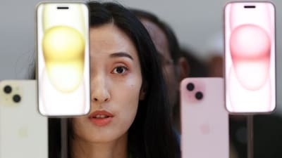 The initial iPhone 15 Plus price drop is a massive 10% and slashes the price down to Rs. 80,990. You can reduce the price even further vis bank and exchange offers on Amazon. (Getty Images via AFP) The initial iPhone 15 Plus price drop is a massive 10% and slashes the price down to Rs. 80,990. You can reduce the price even further vis bank and exchange offers on Amazon. (Getty Images via AFP)