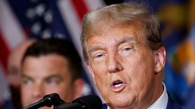 Former US President Donald Trump criticizes Israel's media strategy. REUTERS/Rebecca Cook/File Photo (REUTERS)
