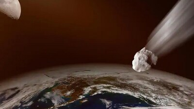 NASA says 4 asteroids that are between bus and house-sized will buzz Earth today. (Getty Images/iStockphoto) NASA says 4 asteroids that are between bus and house-sized will buzz Earth today. (Getty Images/iStockphoto)