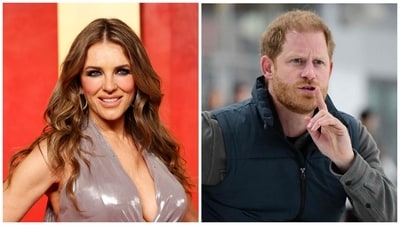 Elizabeth Hurley refuted rumours of 'taking Prince Harry's virginity'. Elizabeth Hurley refuted rumours of 'taking Prince Harry's virginity'.