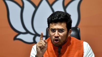  BJYM National President Tejasvi Surya (File Photo / ANI) BJYM National President Tejasvi Surya (File Photo / ANI)