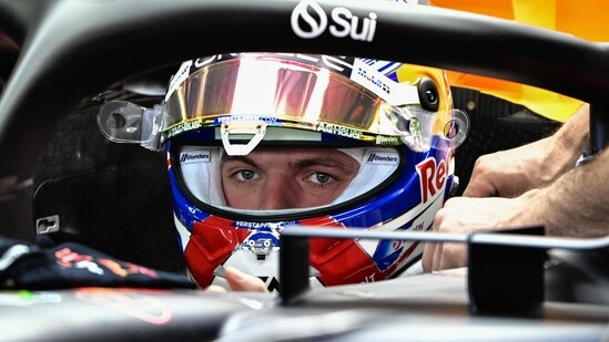 Red Bull Racing's Dutch driver Max Verstappen prepares for the first practice session ahead of the Formula One Japanese Grand Prix race at the Suzuka circuit (AFP)