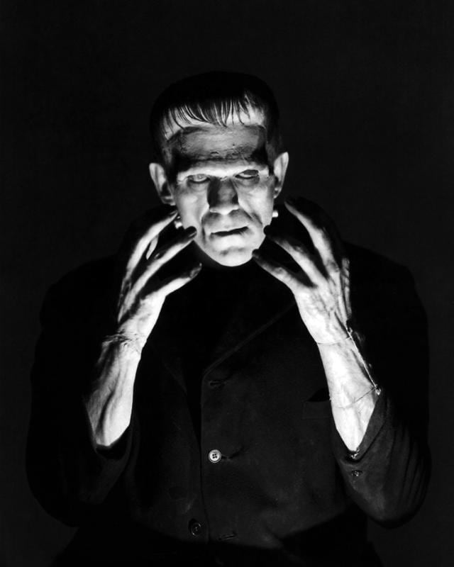 A still from the 1931 film adaptation of Mary Shelley’s Frankenstein. A still from the 1931 film adaptation of Mary Shelley’s Frankenstein.