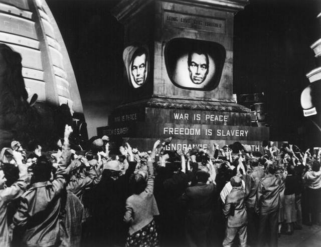 A still from Michael Anderson’s 1956 film adaptation, steered by the CIA-linked American Committee for Cultural Freedom and widely derided as Cold War propaganda. A still from Michael Anderson’s 1956 film adaptation, steered by the CIA-linked American Committee for Cultural Freedom and widely derided as Cold War propaganda.