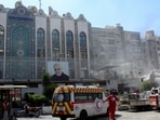 Suspected Israeli strike on Monday on Iran's consulate (Reuters)