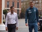 United Kingdom PM Rishi Sunak played against England's legendary fast bowler James Anderson in a friendly game of cricket on Friday. United Kingdom PM Rishi Sunak played against England's legendary fast bowler James Anderson in a friendly game of cricket on Friday.