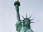 New York's Statue of Liberty was also struck by a lightning. New York's Statue of Liberty was also struck by a lightning.