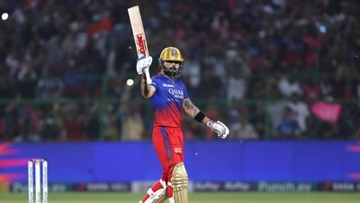Earlier, Virat Kohli (113*) became the first centurion of the season and helped Royal Challengers Bengaluru to post 183/3 against Rajasthan Royals. (ANI) Earlier, Virat Kohli (113*) became the first centurion of the season and helped Royal Challengers Bengaluru to post 183/3 against Rajasthan Royals. (ANI)