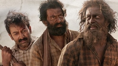 Aadujeevitham The Goat Life box office collection day 8: Prithviraj Sukumaran plays a migrant called Najeeb in the film. Aadujeevitham The Goat Life box office collection day 8: Prithviraj Sukumaran plays a migrant called Najeeb in the film.