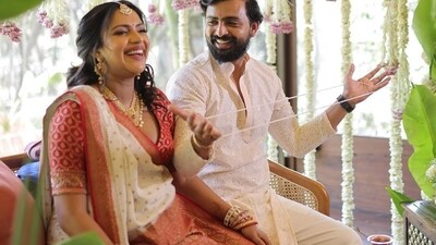 The actor who looked radiant shared happy pictures from the ceremony on her Instagram. (Instagram) The actor who looked radiant shared happy pictures from the ceremony on her Instagram. (Instagram)